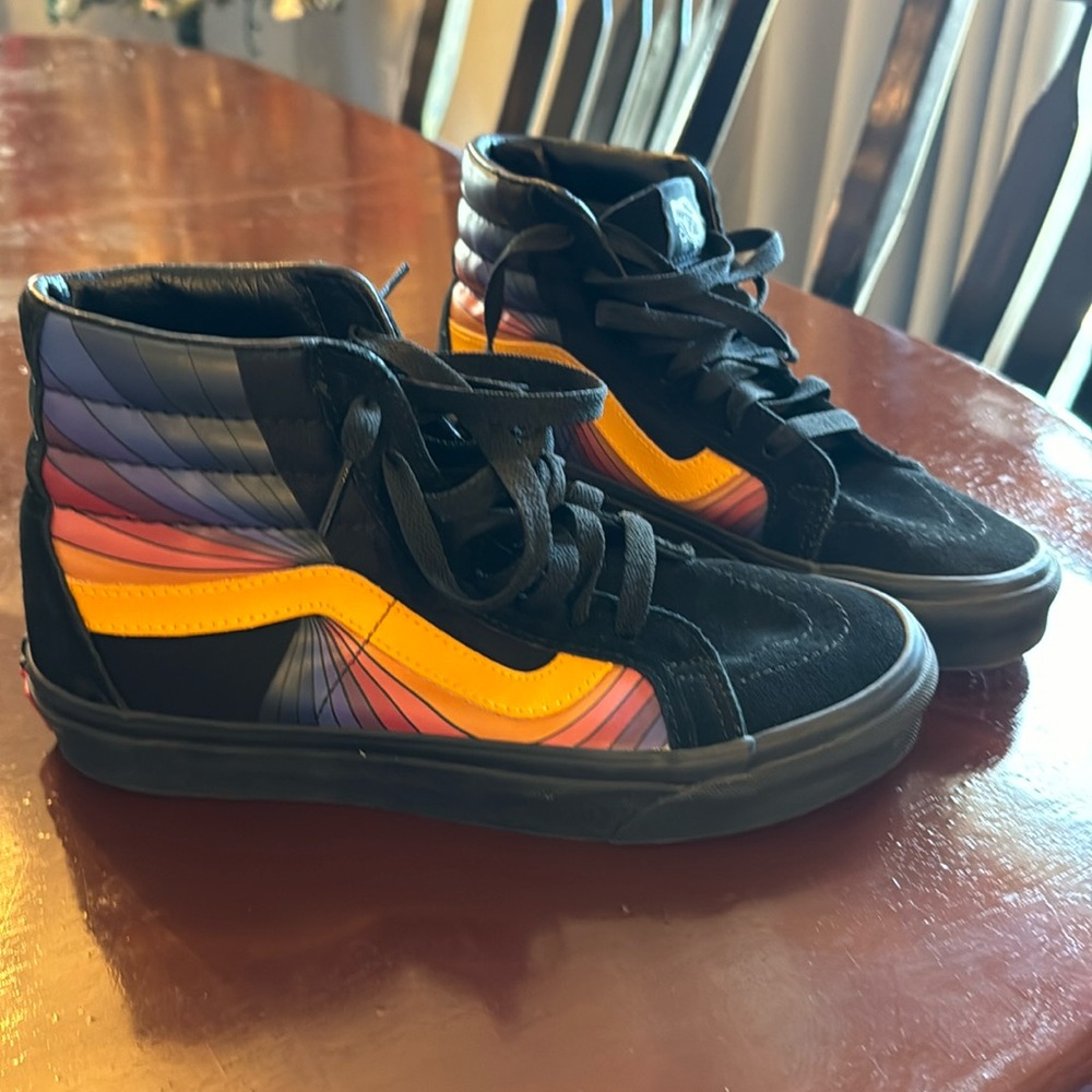 Vans sk8 hi “refract” black